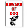 Beware Of Dog Metal Sign