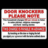 Door Knockers Please Note We Charge $50 A Minute To Listen