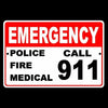 Emergency Call 911 Police Fire Medical