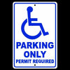 Handicapped Parking Only Permit Required