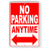 NO PARKING ANYTIME DOUBLE ARROWS