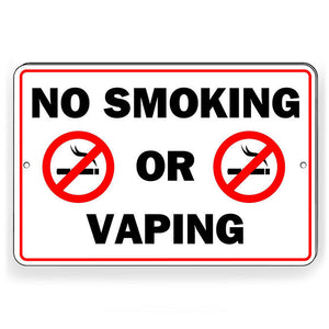 No Smoking No Vaping