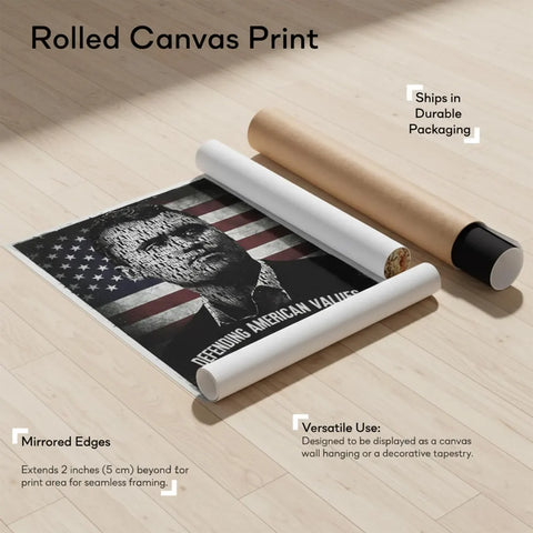 Image of Charlie Kirk America Patriot Poster