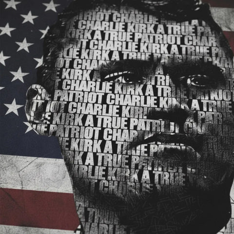 Image of Charlie Kirk America Patriot Poster