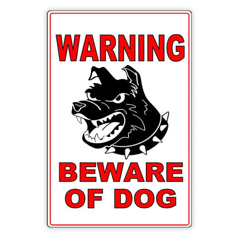 Image of Beware Of Dog Sign