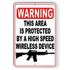 This Area Is Protected By A High Speed Wireless Device