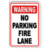 WARNING NO PARKING FIRE LANE