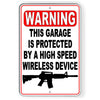 This Garage Is Protected By A High Speed Wireless Device