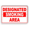 DESIGNATED SMOKING AREA