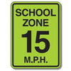 School Zone Speed Limit Signs