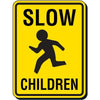 Slow Children Traffic Signs