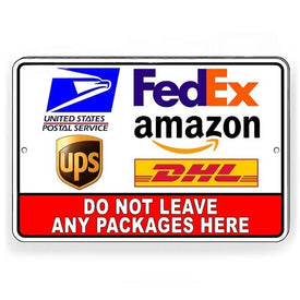 Do Not Leave Packages At Gate Deliver To House Sign