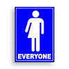 Everyone Bathroom Unisex Metal Sign MS083