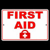 First Aid Kit Sign Metal emergency medicine Notice WARNING SW017