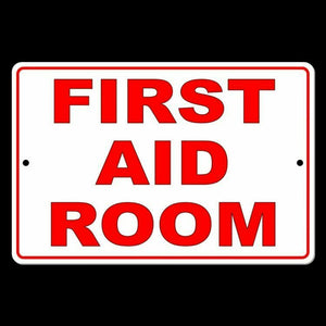 First Aid Room Sign Metal emergency medicine Notice WARNING SW016