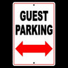 Guest Parking Sign Double Arrows Metal visitor club Do Not no parking best SNP25