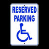 Handicapped Reserved Parking Metal Sign SH003