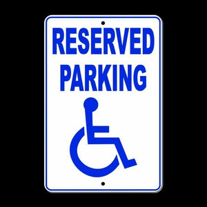 HANDICAPPED RESERVED PARKING