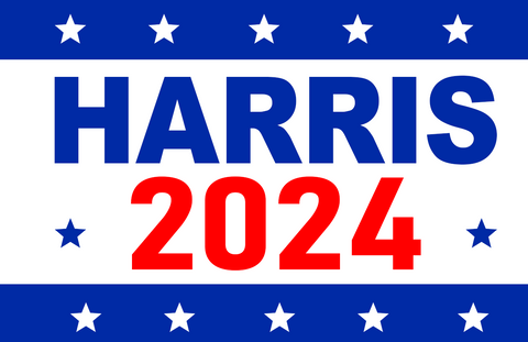 Image of KAMALA HARRIS 2024 Window Poster Rally Sign President Vote