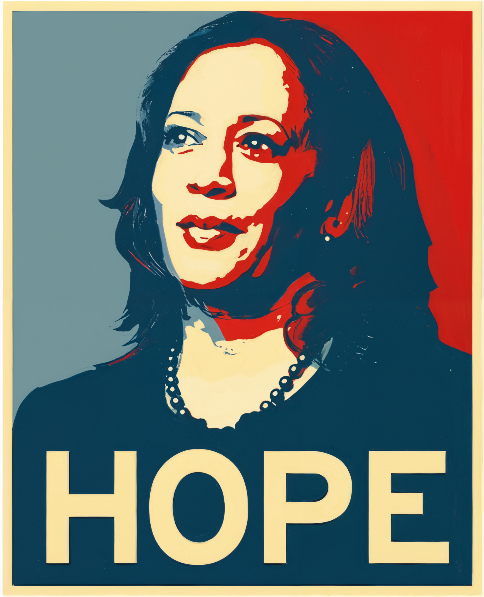Kamala Harris Hope - Poster