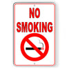 No Smoking Metal Sign Vaping premises area WARNING SNS002