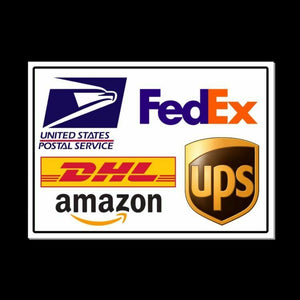 PackageDelivery Instructions Sign Metal USPS FEDEX amazon UPS MS023