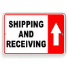 Shipping And Receiving Arrow Up Metal Sign warehouseDelivery SI220