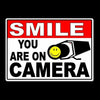 Smile You Are On Camera Sign Metal WARNING Video surveillance Security ms005