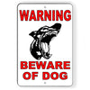 WARNING Beware Of Dog Metal Sign attack beware Security SBD13