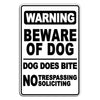 WARNING Beware Of Dog No Trespassing Dog Does Bite Sticker caution DBD34