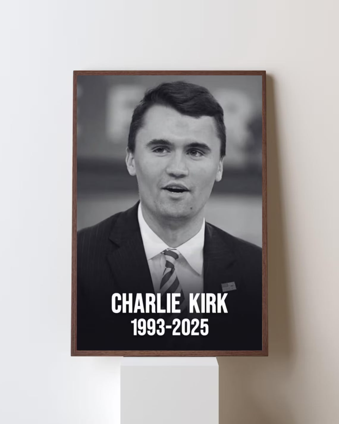Rest In Peace Charlie Kirk Tribute Poster