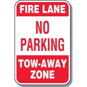 Fire Lane No parking Tow-Away Zone