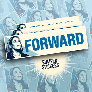 Kamala Forward Bumper Sticker, Kamala Harris Forward Art, Forward with Kamala Harris 2024, Kamala Harris Forward Bumper Stickers