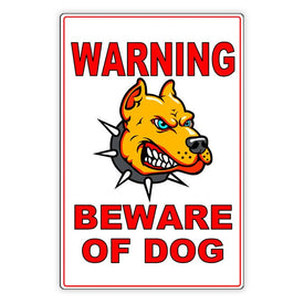Beware Of Dog Sign