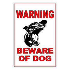 Beware Of Dog Sign