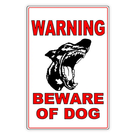 Image of Beware Of Dog Sign