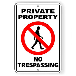 PRIVATE PROPERTY NO TRESPASSING