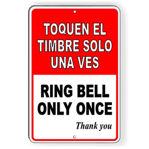 Spanish Security Video Surveillance Sign