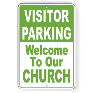 WELCOME TO OUR CHURCH VISITOR PARKING