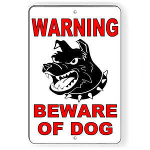 Warning Beware Of Dog