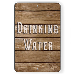 Drinking Water Rustic Look