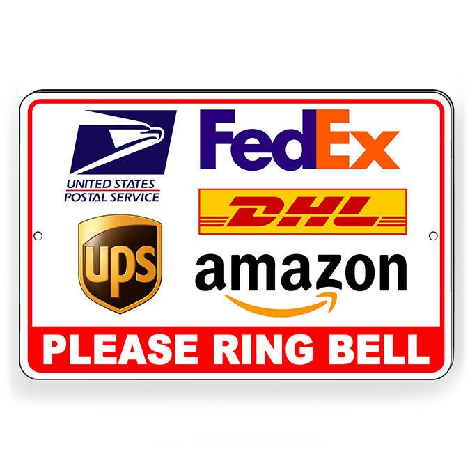 Deliveries Please Ring Bell Sign