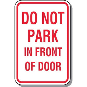 Do Not Park Sign