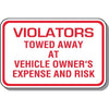 Tow Away Zone Sign