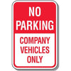 No Parking Signs - Company Vehicles Only