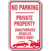 No Parking Signs - Private Property