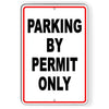 Parking By Permit Only