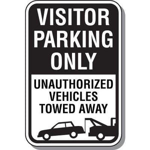 Visitor Parking Only Sign