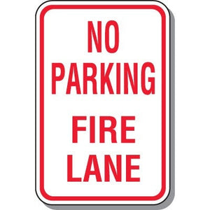 No Parking Fire Lane