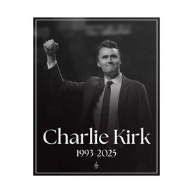 Charlie Kirk Poster, RIP Charlie Kirk 1993 - 2025 Poster, Memorial Charlie Kirk